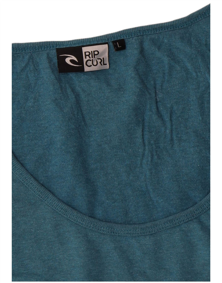 Rip Curl Camiseta sin mangas para mujer Reino Unido 16 Algodón a rayas azul grande
