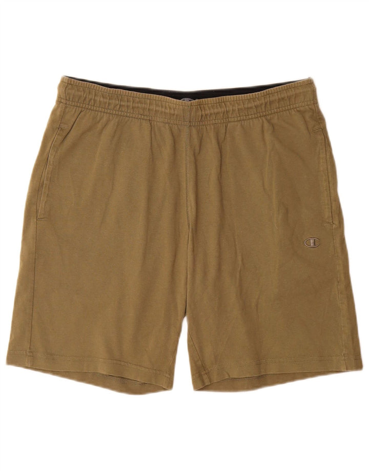 Champion Shorts deportivos para hombre Caqui mediano