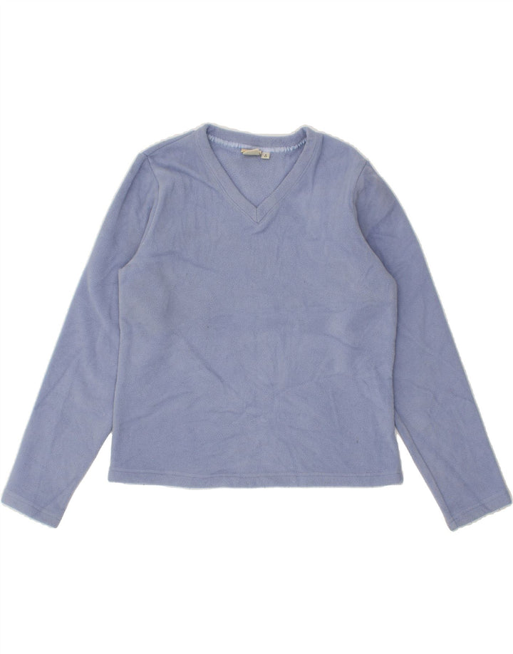 L.L.BEAN Womens Fleece Jumper UK 10 Small Blue Polyester Vintage L.L.Bean and Second-Hand L.L.Bean from Messina Hembry 