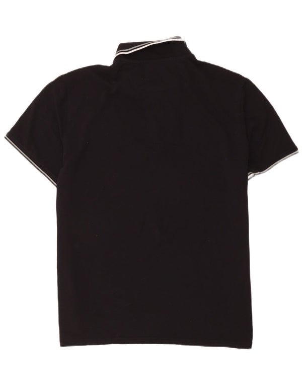 Champion Polo para hombre 2XL Algodón a rayas negras
