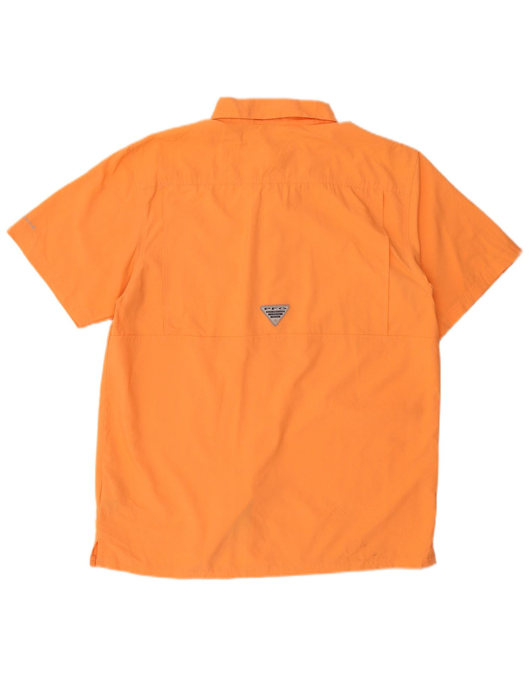 Camisa COLUMBIA Hombre Manga Corta Poliéster Naranja Medio