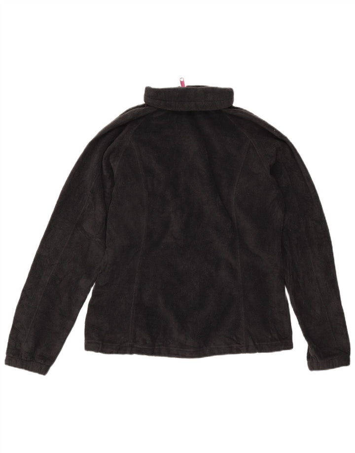 COLUMBIA Chaqueta polar para mujer UK 46 Grande Poliéster negro