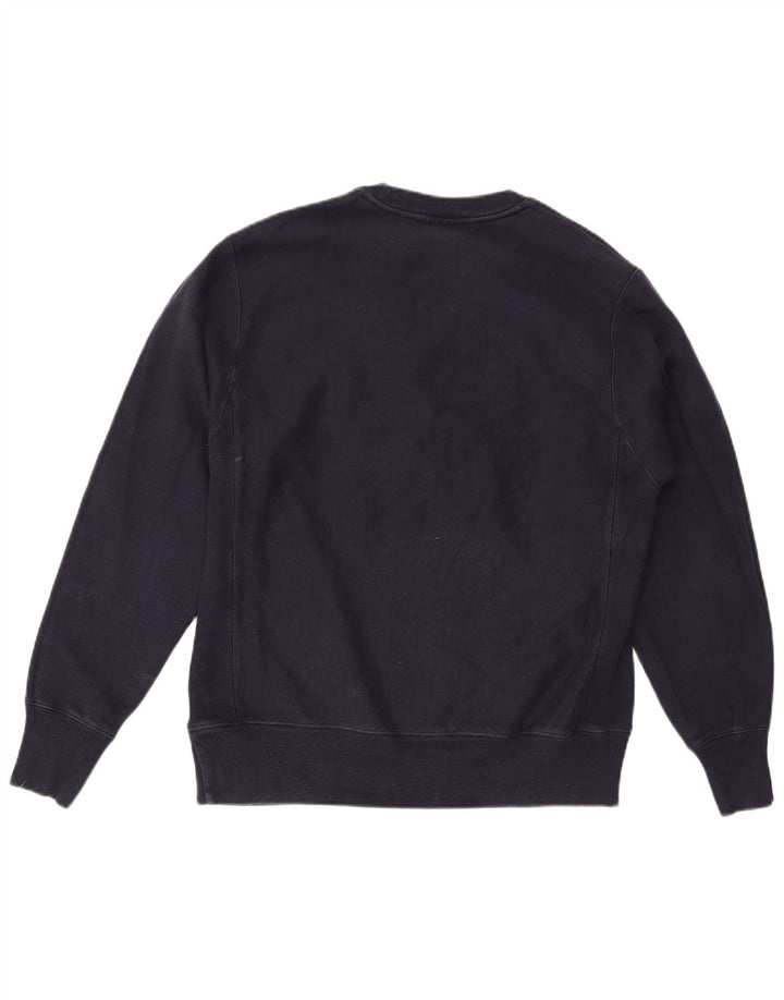 CHAMPION Sudadera gráfica para hombre Jumper Medium Azul marino Algodón