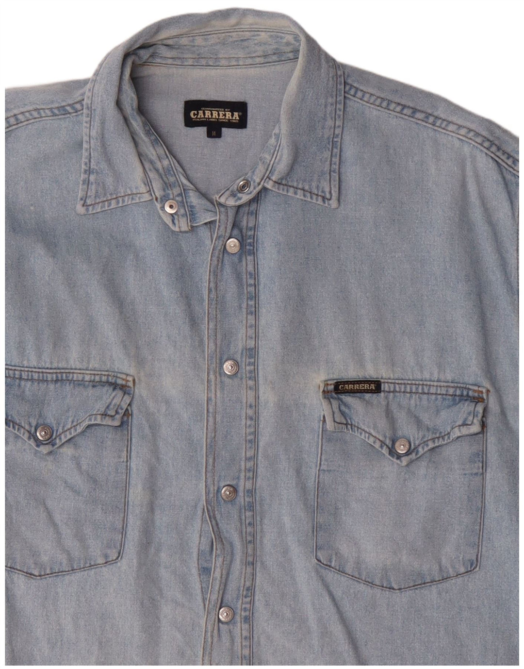 CARRERA Camisa Vaquera Hombre Algodón Azul Medio