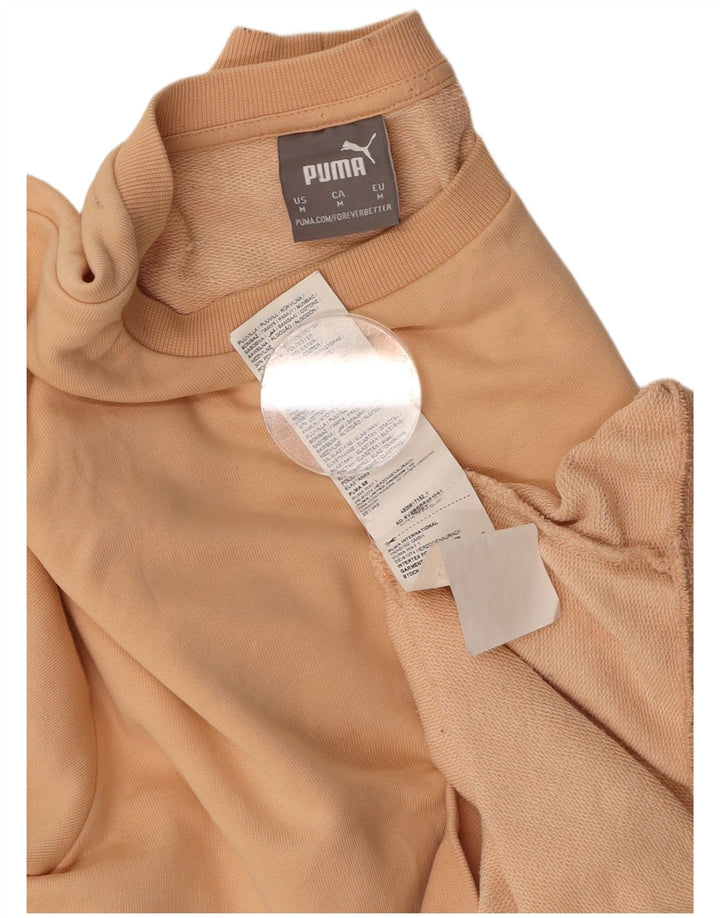 PUMA Sudadera extragrande para mujer UK 14 Algodón amarillo mediano
