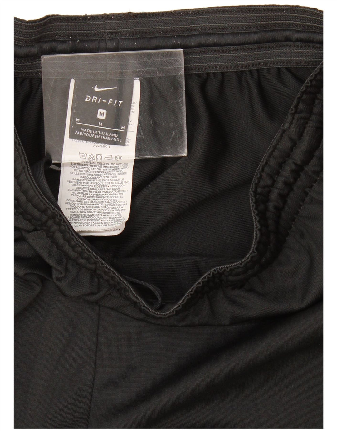 Pantalones De Chándal Nike Dri Fit Para Hombre Poliéster Color Block Negro Mediano