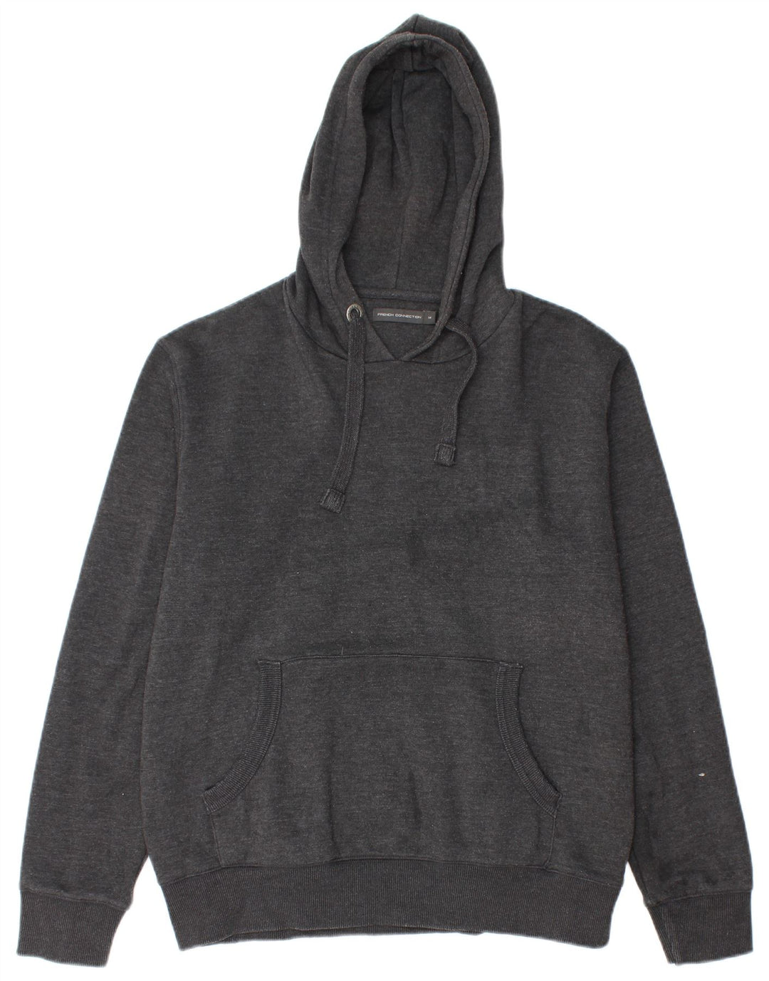 French Connection Jersey con capucha para hombre de algodón gris medio