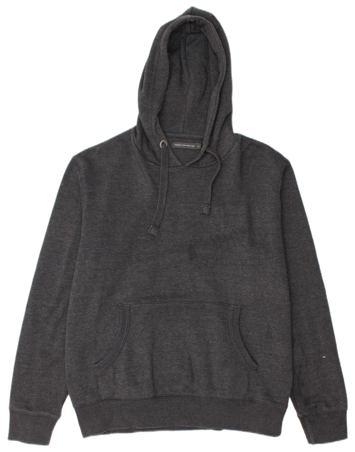 French Connection Jersey con capucha para hombre de algodón gris medio