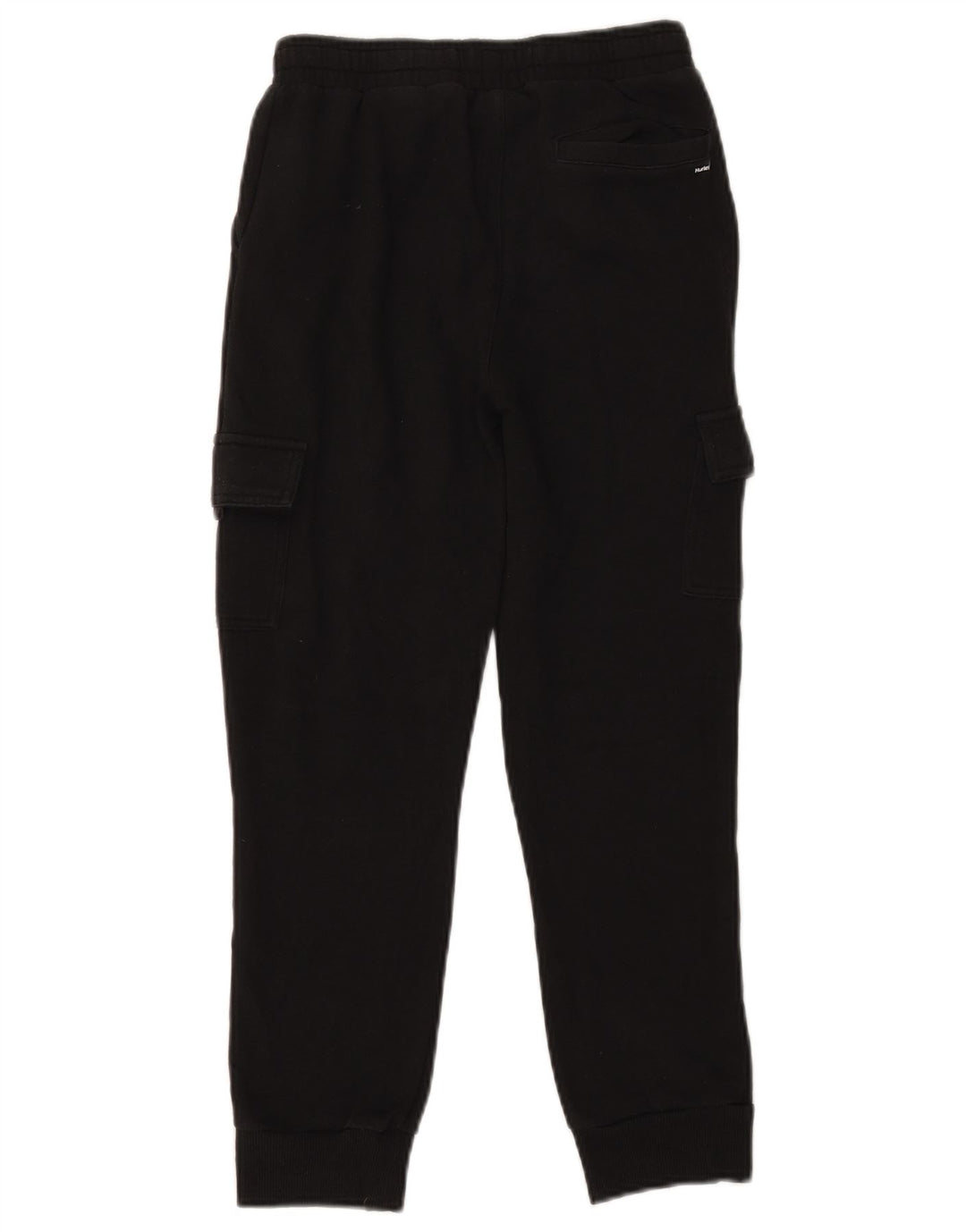 Hurley Pantalones cargo para niños de 10 a 11 años, talla mediana, color negro