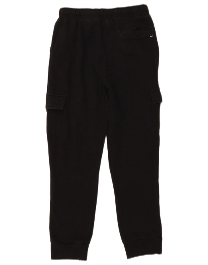Hurley Pantalones cargo para niños de 10 a 11 años, talla mediana, color negro
