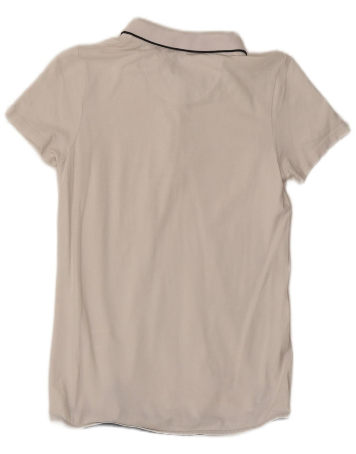 Dack's Polo para mujer Reino Unido 12 Algodón blanco mediano