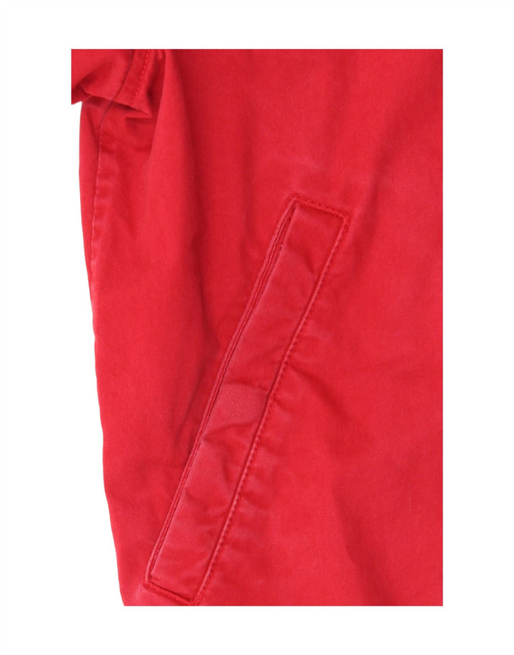 Gant Chaqueta Bomber para Hombre UK 36 Small Rojo Colorblock Algodón
