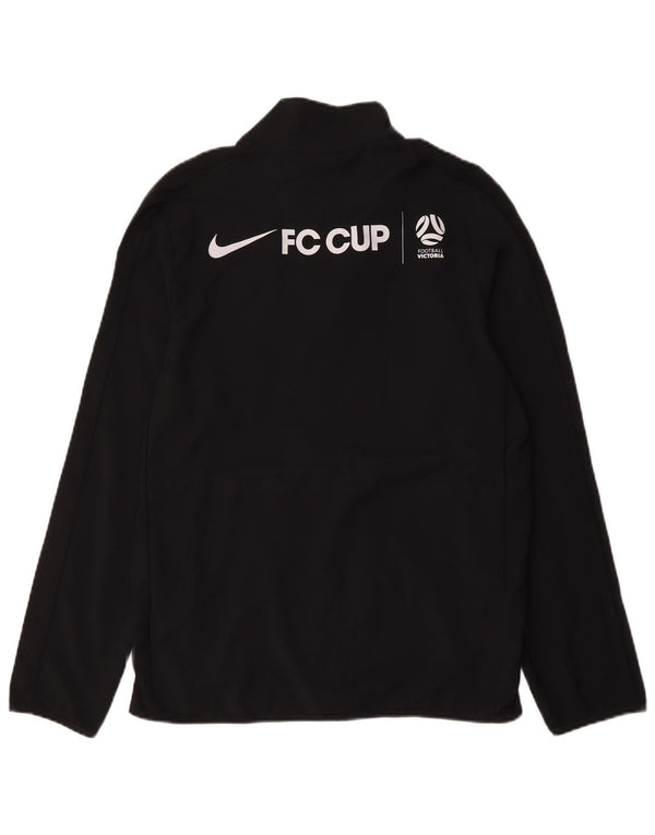 Nike Dri Fit Graphic Chándal Top Chaqueta para Hombre Pequeño Poliéster Negro