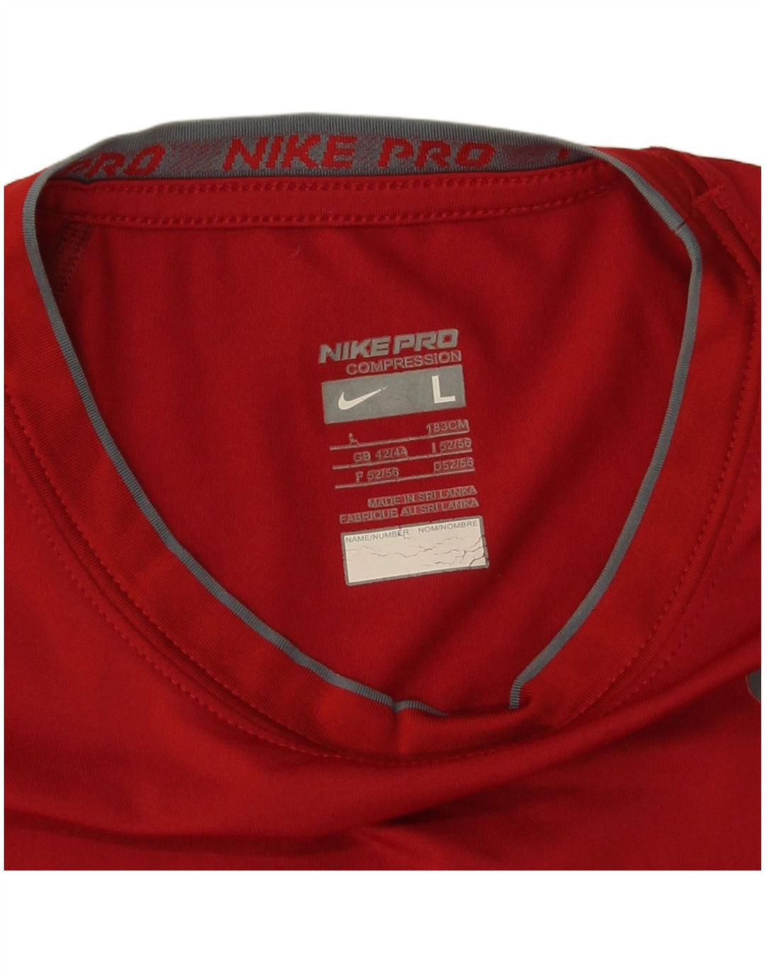 Nike - Camiseta para hombre, talla 42/44, talla grande, color rojo