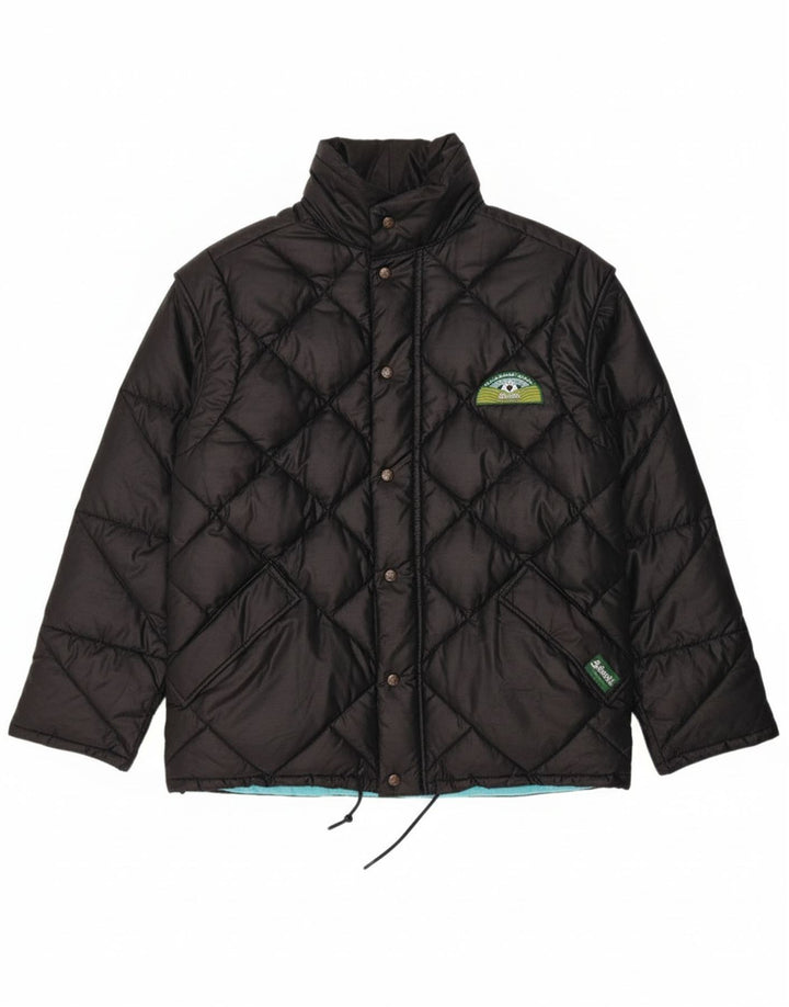DOLOMITE Chaqueta acolchada reversible para hombre UK 34 XS Poliéster negro