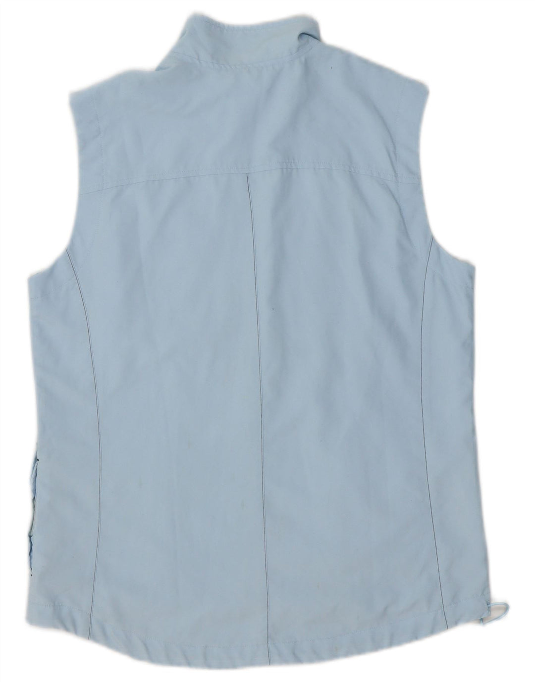 Adidas - Chaleco utilitario para mujer (talla 40), poliéster azul grande