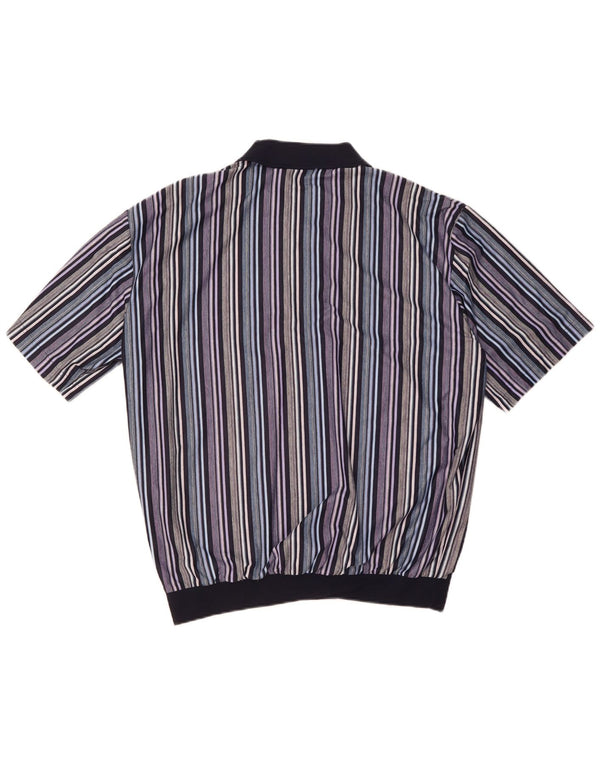 Rionero Hombre Polo Cuello Jersey Jersey 2XL Multicolor Rayas