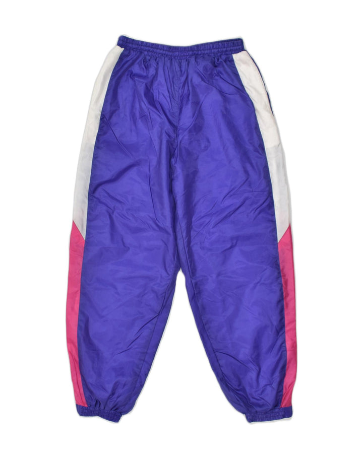 VINTAGE Pantalón de chándal para hombre Nylon morado medio