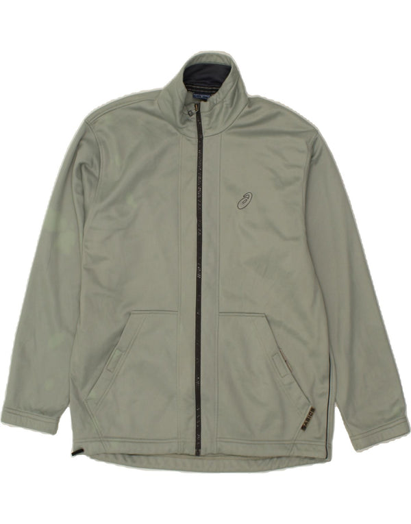 ASICS - Chaqueta de chándal para hombre, talla pequeña, color gris