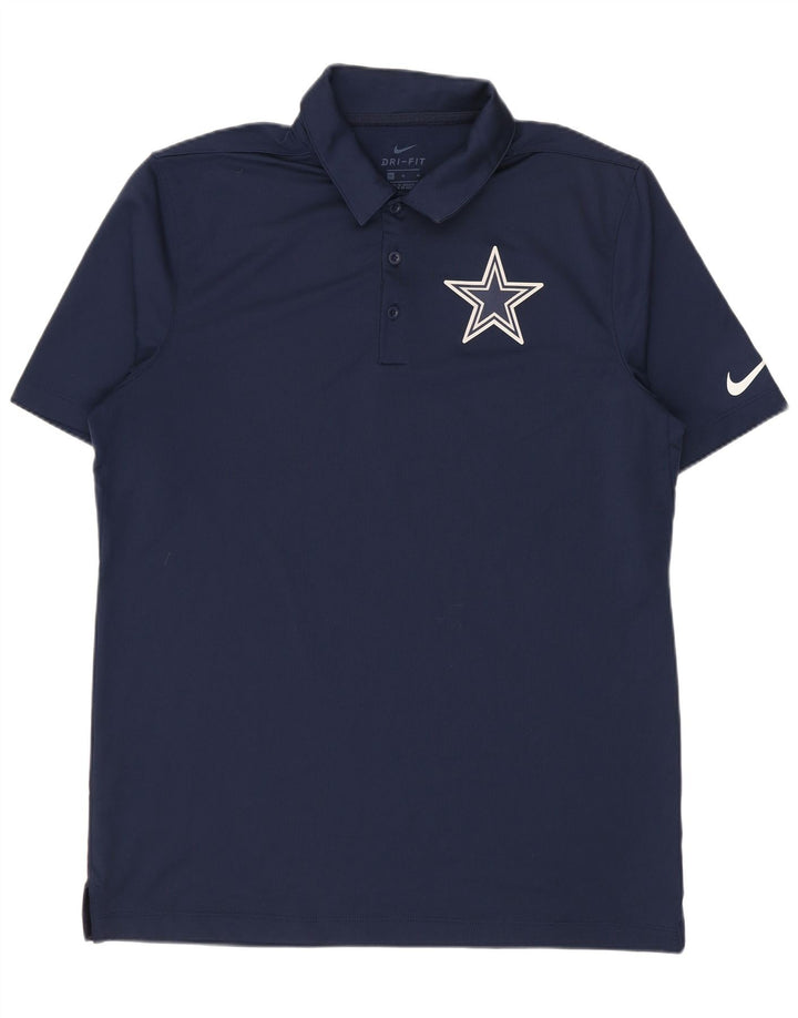 Nike Polo Dri Fit para Hombre Azul Marino Mediano