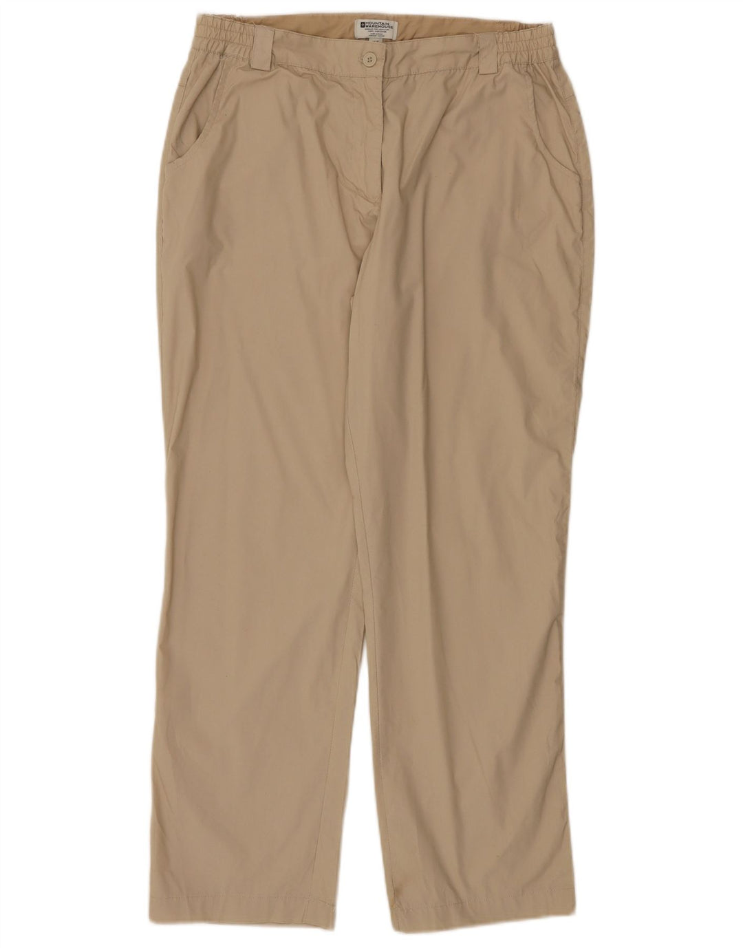 Pantalones regulares para mujer de Mountain Warehouse UK 40 Medium W32 L29 Beige