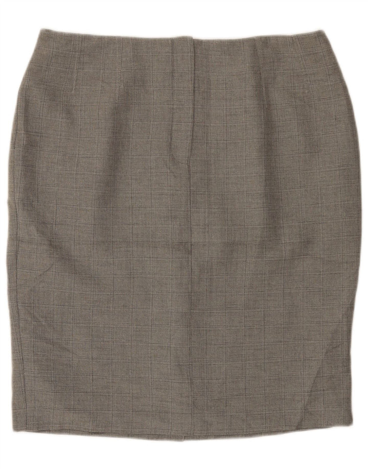 Marks & Spencer Falda lápiz para mujer UK 46 Large W36 Poliéster gris