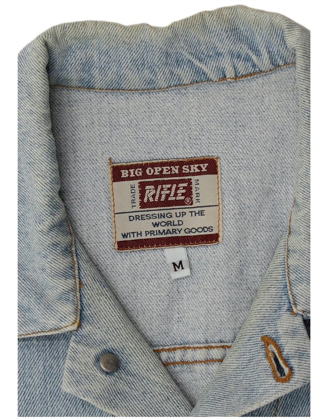 Rifle Chaleco vaquero para hombre UK 38 Algodón azul medio