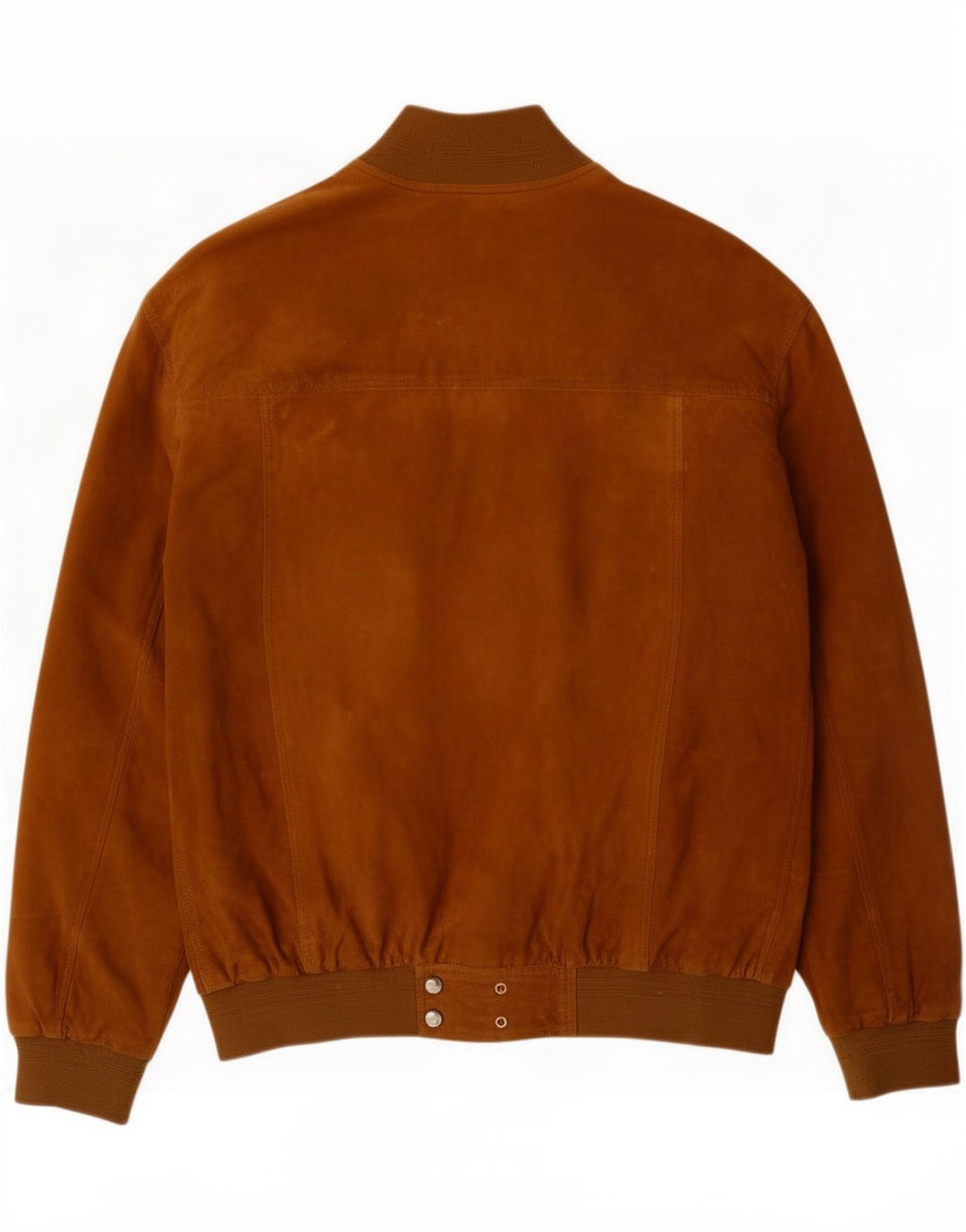 Vintage hombres ante bomber chaqueta IT 60 5XL cuero marrón