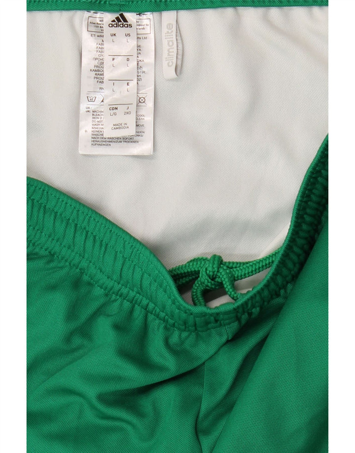 Adidas Mens Climalite Sport Shorts Grande Verde Poliéster