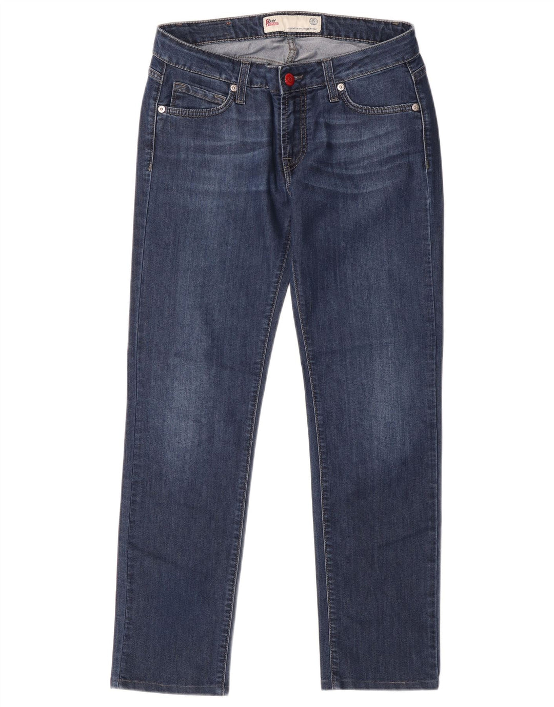 Vaqueros rectos para mujer Roy Rogers W29 L28 Algodón azul