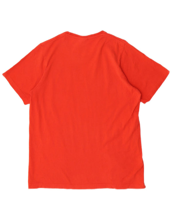Adidas - Camiseta gráfica para hombre, color rojo medio, algodón