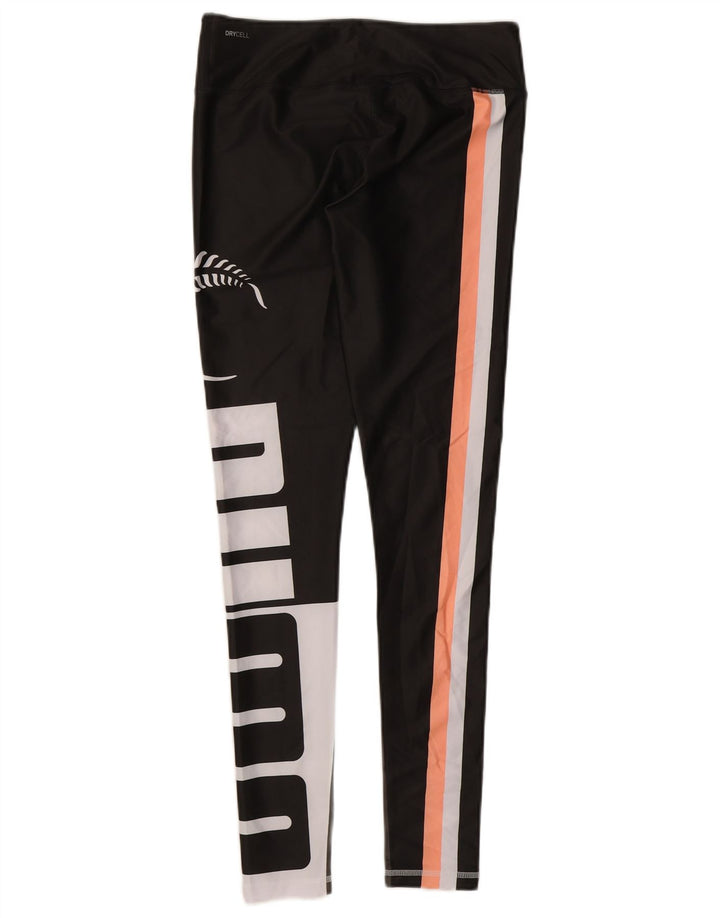 PUMA Leggings gráficos para mujer UK 40 Mediano Negro Colorblock Poliéster