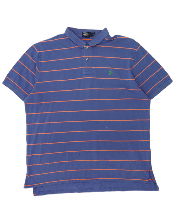 Polo Ralph Lauren Polo para hombre 2XL Algodón a rayas azules