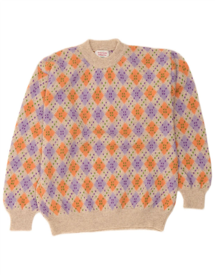 Benetton Jersey De Cuello Redondo Hombre IT 48 Medium Multicolor