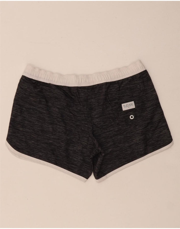 RIP CURL Shorts de baño para mujer US 8 Poliéster moteado gris medio