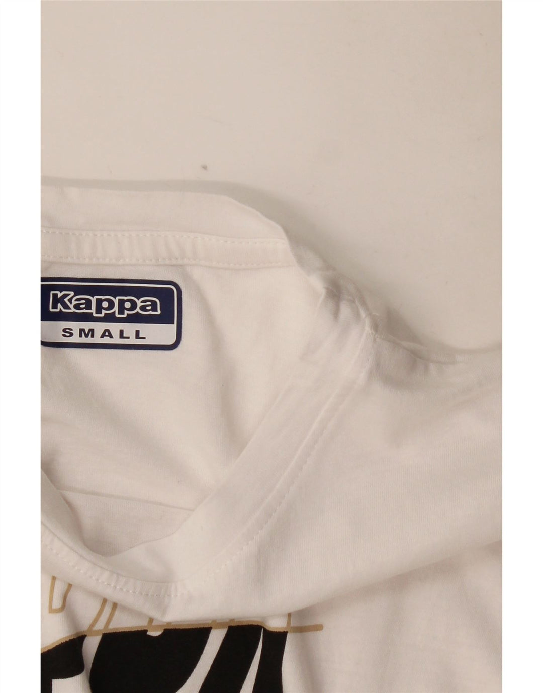 KAPPA Camiseta gráfica para mujer Top UK 10 Small White