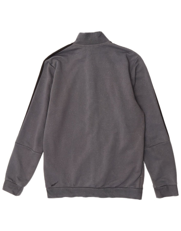 Adidas - Chaqueta de chándal para hombre, talla 40/42, algodón gris medio