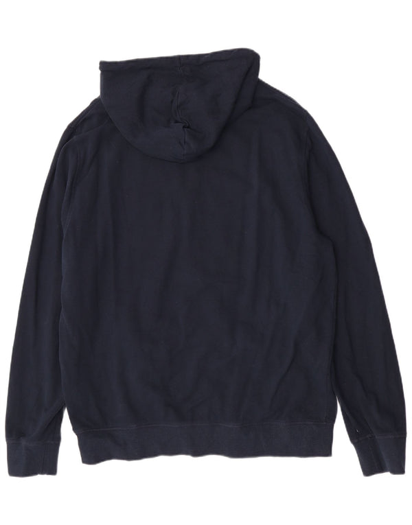 Mustang Sudadera con capucha y cremallera para hombre XL Algodón azul marino