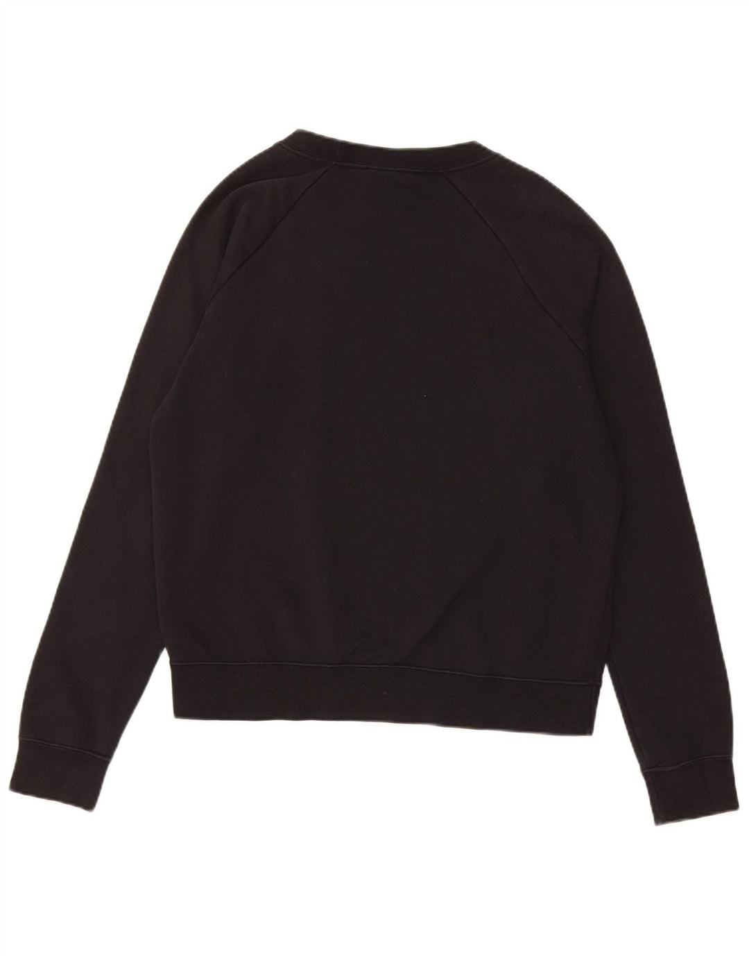 Nike - Sudadera de gran tamaño con gráfico para mujer, talla 40, talla pequeña, algodón negro