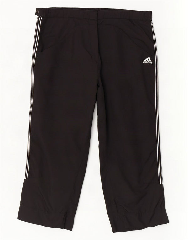 Adidas Pantalones Capri Clima Proof para Mujer UK 14 Medium W30 L19 Negro