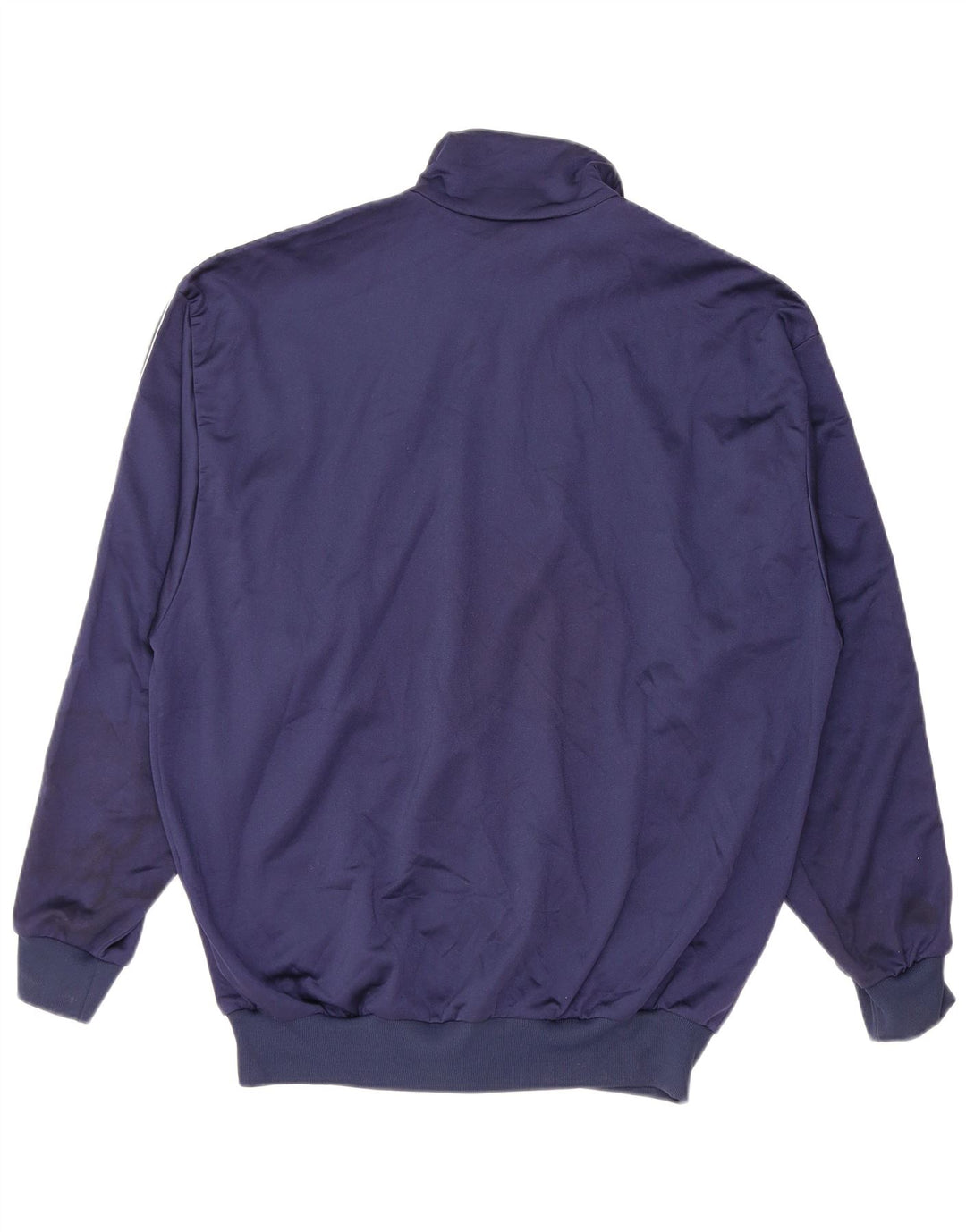 Asics Hombre Graphic Chándal Top Chaqueta Medium Azul Marino Colorblock Deportes