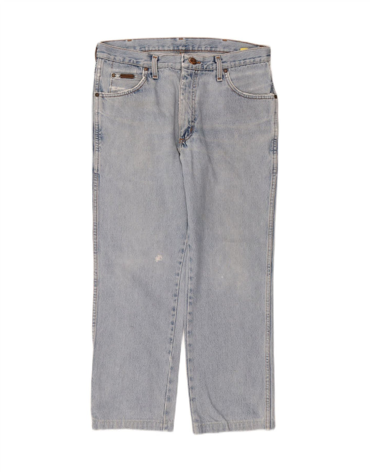 Vaqueros Wrangler Hombre Rectos W34 L30 Algodón Azul