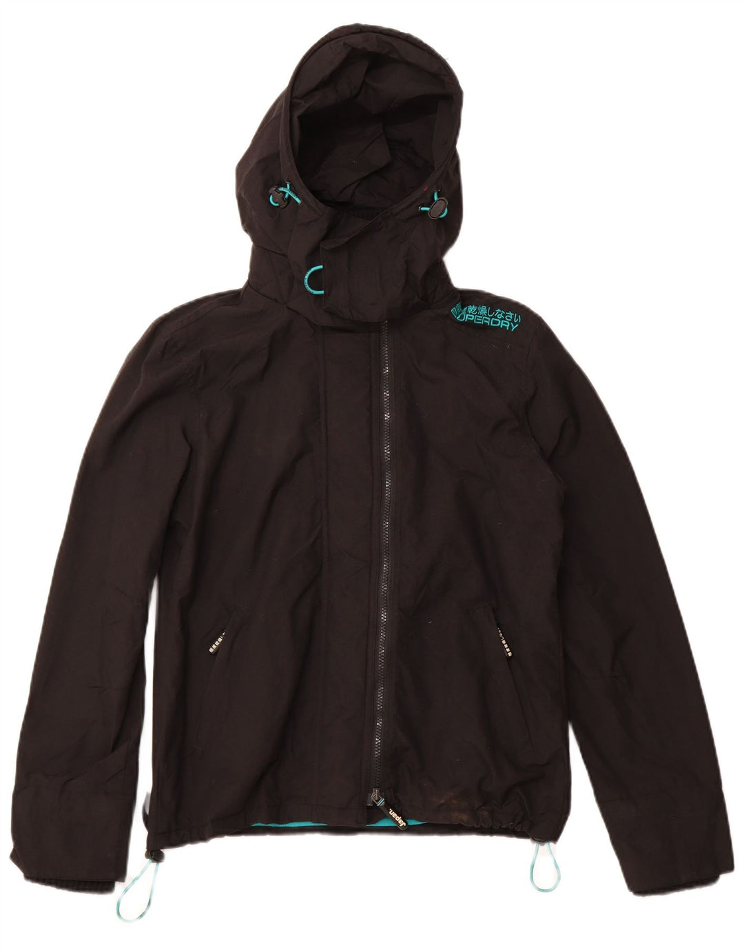 SUPERDRY Chaqueta cortavientos The Windcheater para mujer UK 40 Medium Black