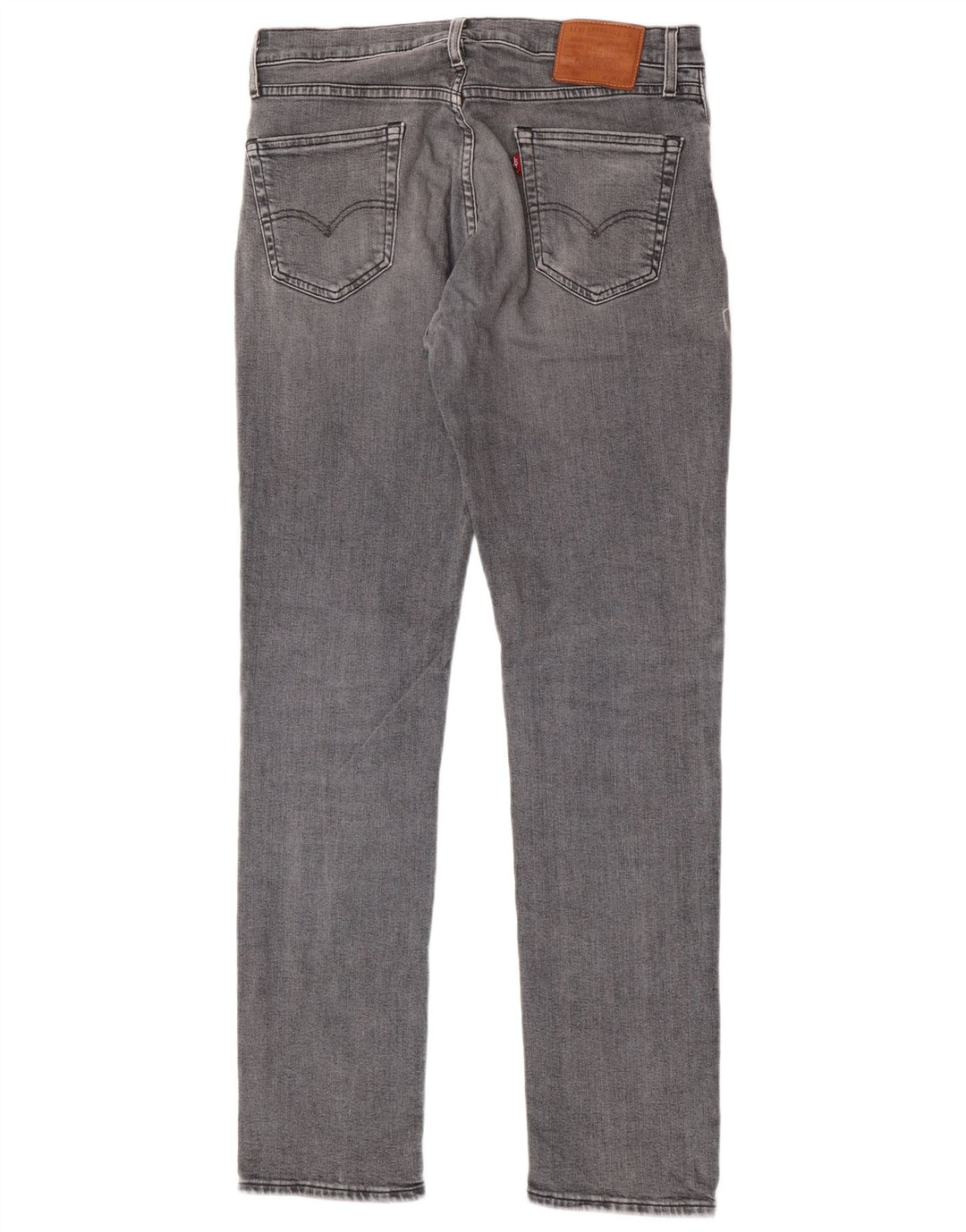 Levi's Hombre 511 Slim Jeans W34 L34 Algodón Gris