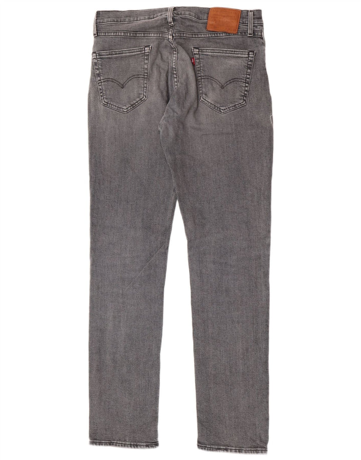Levi's Hombre 511 Slim Jeans W34 L34 Algodón Gris