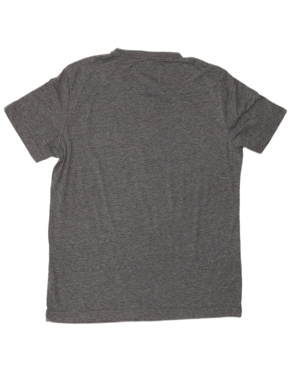 Puma Camiseta gráfica para hombre Top de algodón gris medio