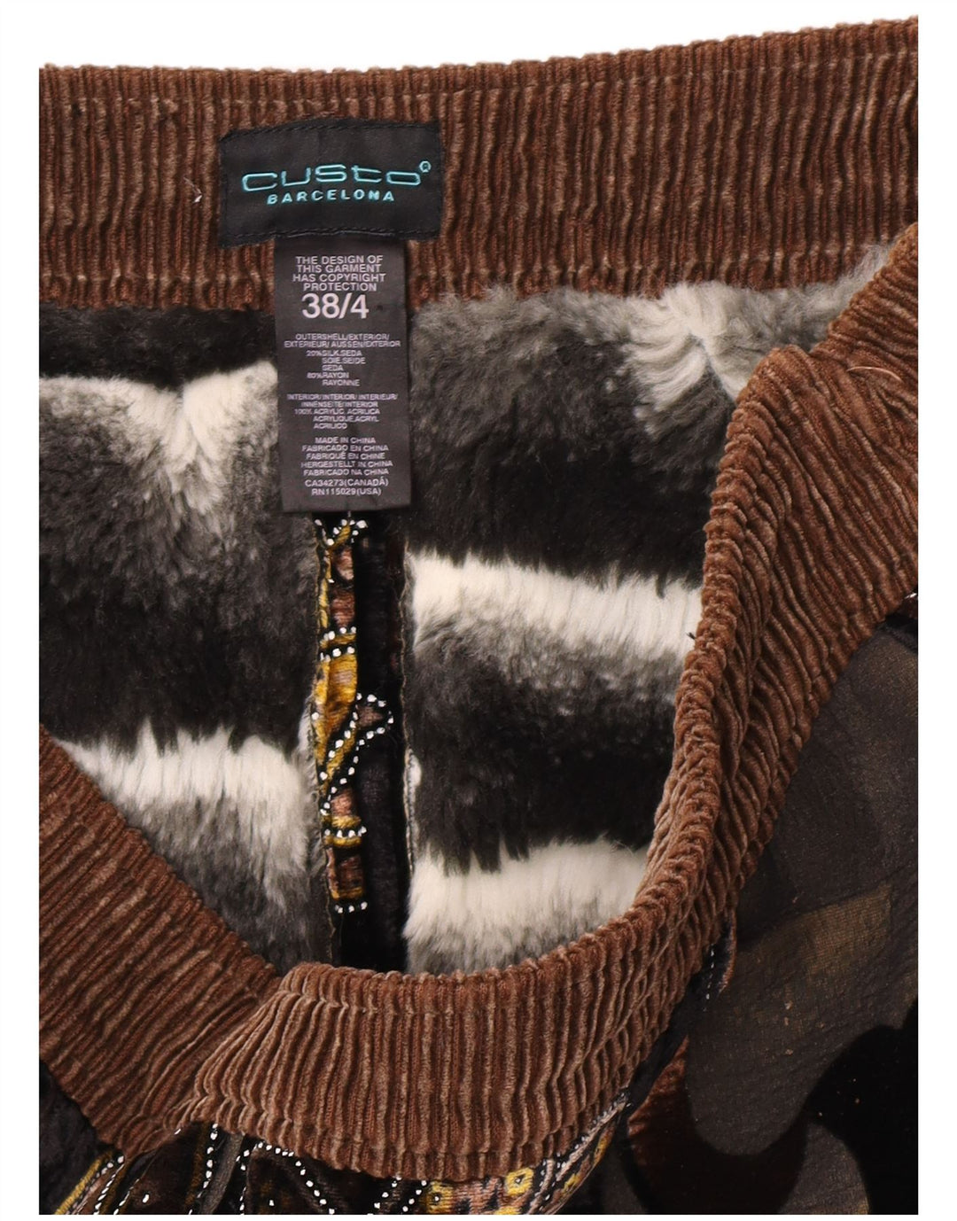 Minifalda para mujer Custo Barcelona EU 38 Medium W32 Multicolor Floral