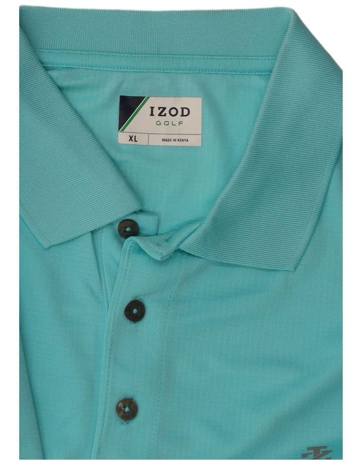 IZOD Polo de golf para hombre XL Turquesa
