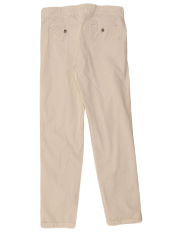 Pantalón Chino Recto Mujer Fay W29 L29 Algodón Blanco
