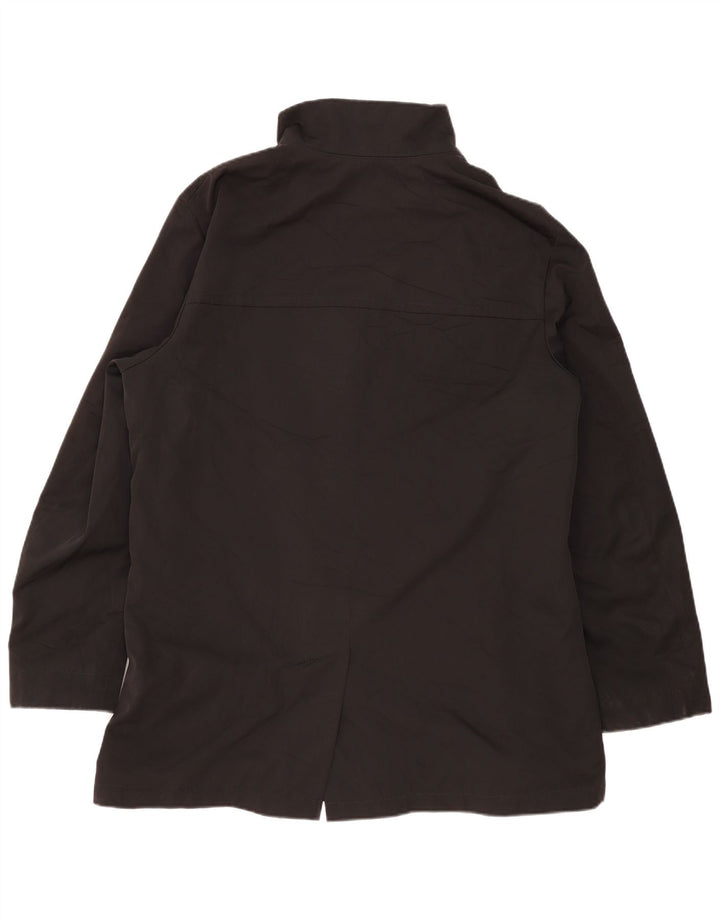 Hugo Boss Abrigo para hombre EU 56 3XL Negro Poliéster